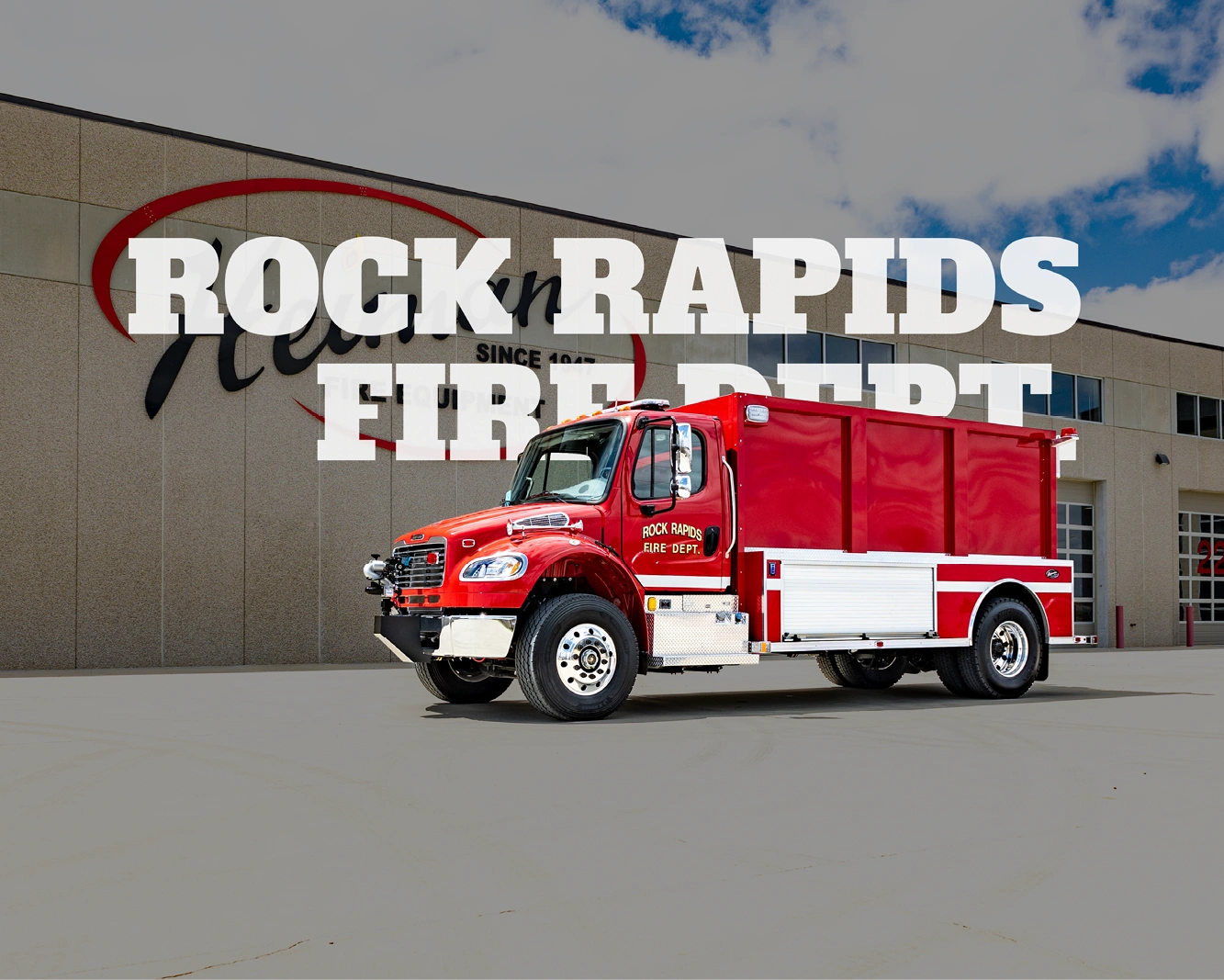 Rock Rapids Fire Dept Iowa Heiman Fire WaterKing Tanker